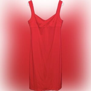 Vintage Georgiou Studio Red Dress, Size L, Excellent Condition, No Flaws